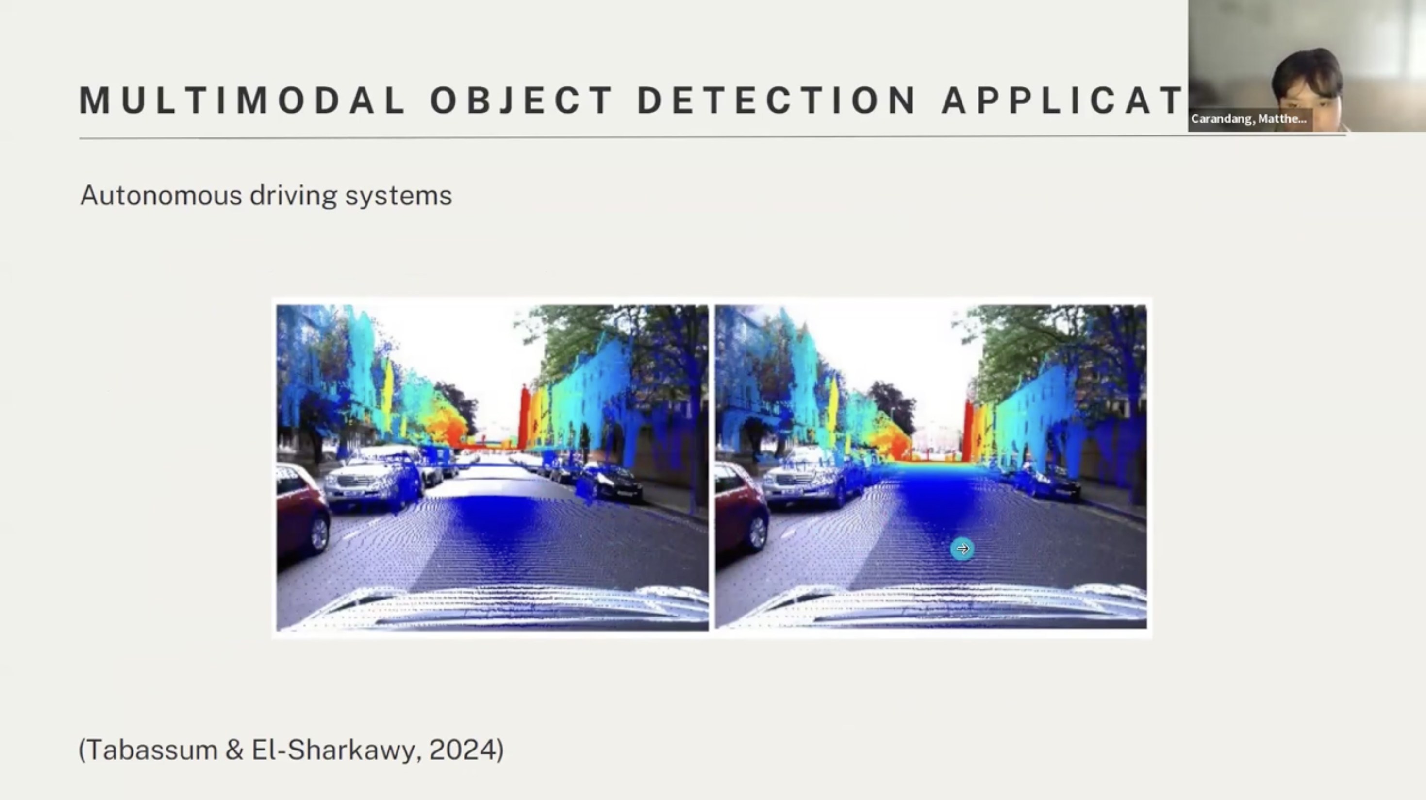 Screenshot from Exploring Multimodal Object Detection